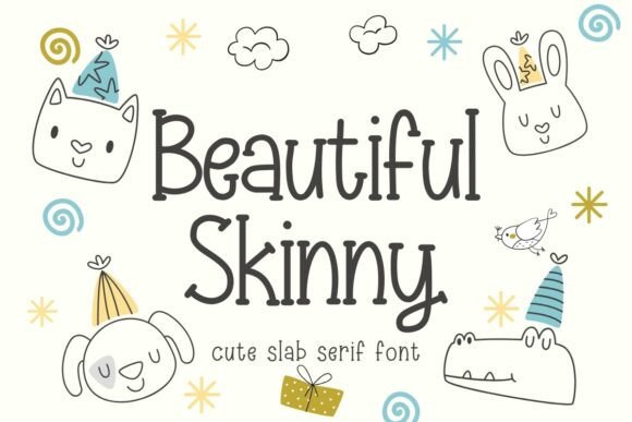Beautiful Skinny Slab Serif Font for Digital Campaigns
