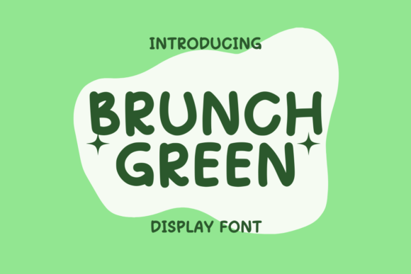 Brunch Green: A Playful Sans Serif Font for Creative Makers