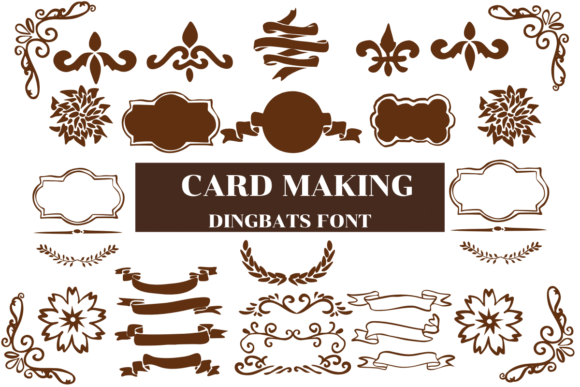 Card Making with Dingbat Fonts for Creative Projects