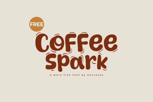 Coffee Spark Font for Handmade Creations