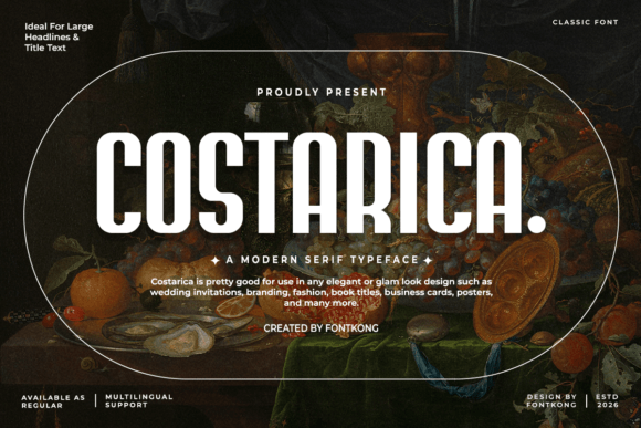 Costarica: A Designer’s Take on a Modern Sans Serif