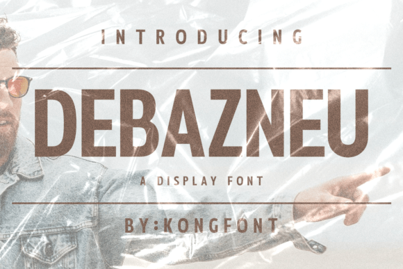 Debazneu: A Modern Sans Serif Font for Editorial Design