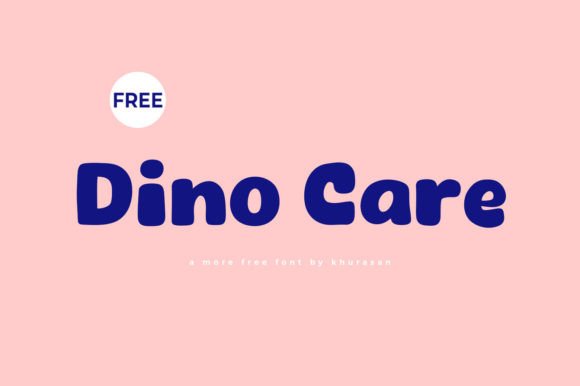 Dino Care: A Playful Font for Modern Branding Projects