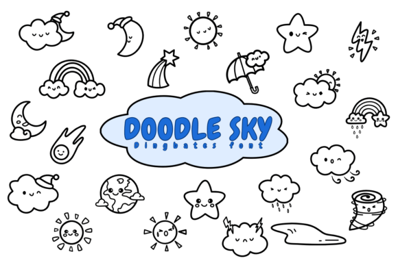 Doodle Sky: A Playful Font for Creative Projects