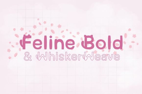Feline Bold Whisker Weave Font for Eye-Catching Designs