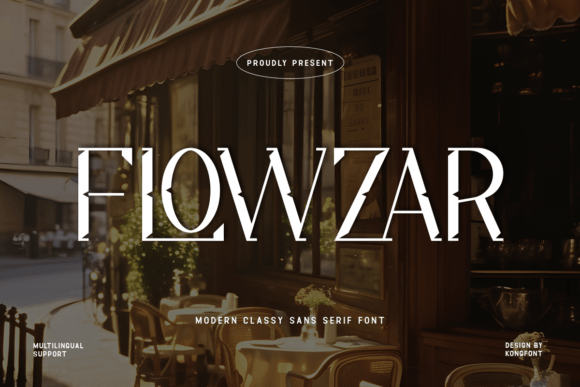 Flowzar Sans Serif Font for Modern Web Design