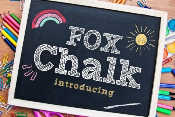Fox Chalk: A Playful Slab Serif Font for Campaign Creatives