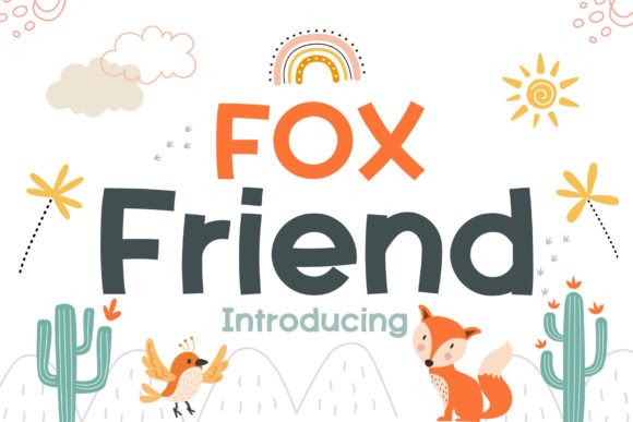 Fox Friend Font for Handmade Creations