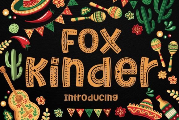 Fox Kinder: A Whimsical Font for Branding That Stands Out