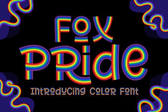 Fox Pride: A Colorful Font for Editorial Design