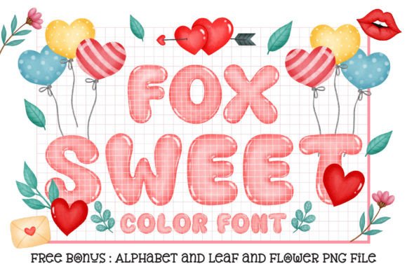 Fox Sweet: A Color Font for Modern Branding