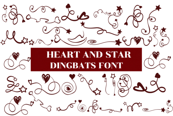 Heart and Star: A Playful Font for Eye-Catching Campaigns