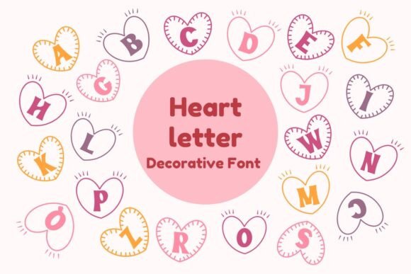 Heart Letter: A Sweet Typeface for Editorial Design