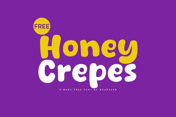 Honey Crepes Font for Editorial Design