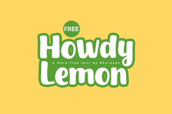 Howdy Lemon: A Playful Font for Handmade Creations