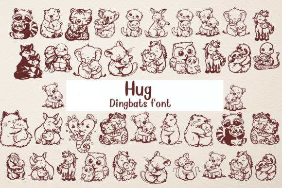 Hug Font Adds Playful Charm to Web Designs