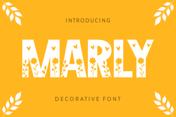 Marly: A Decorative Font That Elevates Branding with Whimsy