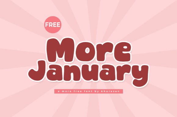 More January: A Modern Font for Thoughtful Editorial Design