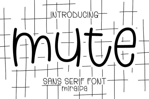 Mute: A Whimsical Sans Serif for Modern Editorial Design