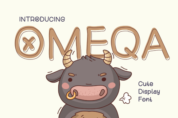 Omeqa Font for Web Design: A Playful Display Typeface