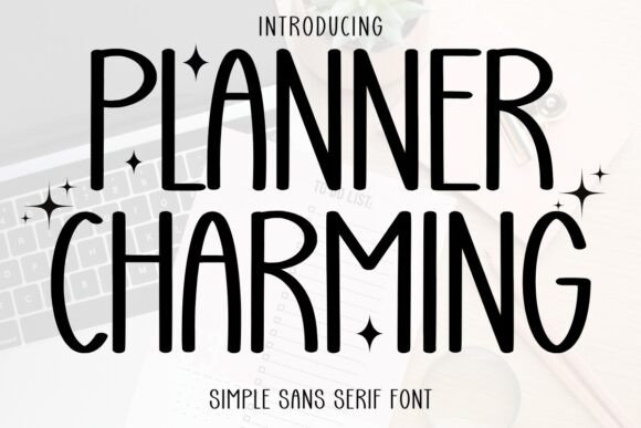 Planner Charming: A Polished Font for Small Business Branding