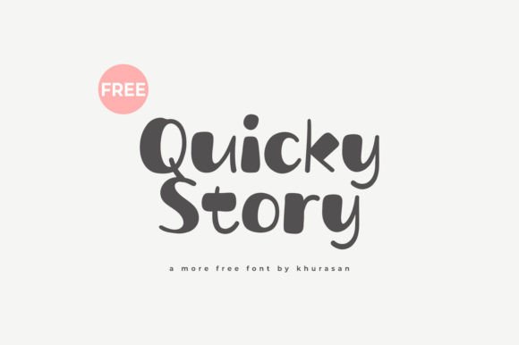 Quicky Story: A Modern Font for Polished Branding