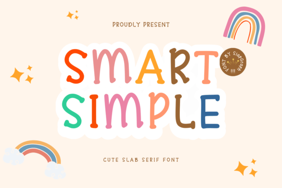 Smart Simple: A Playful Slab Serif for Creative Projects