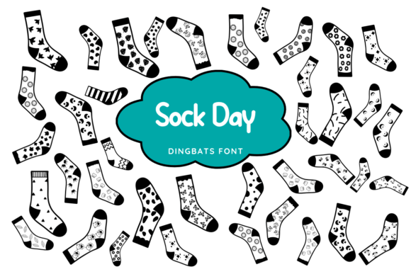 Sock Day Font Adds Playful Charm to Handmade Creations