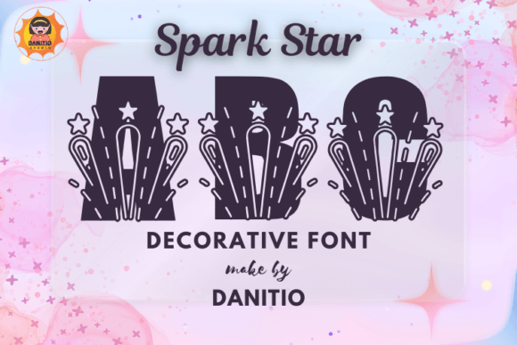 Spark Star Font for Handmade Creations
