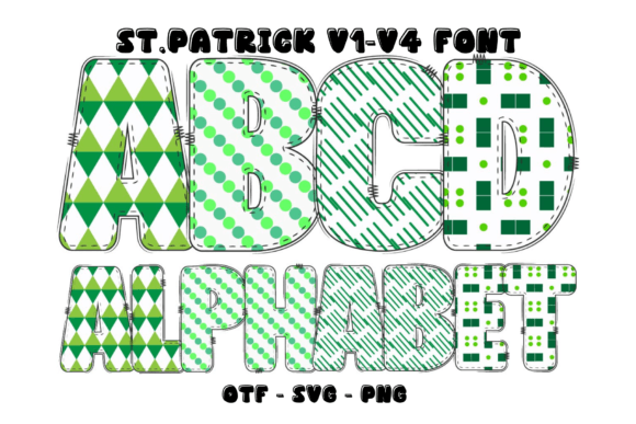 St Patrick Collection: A Cute Font for Handmade Creations