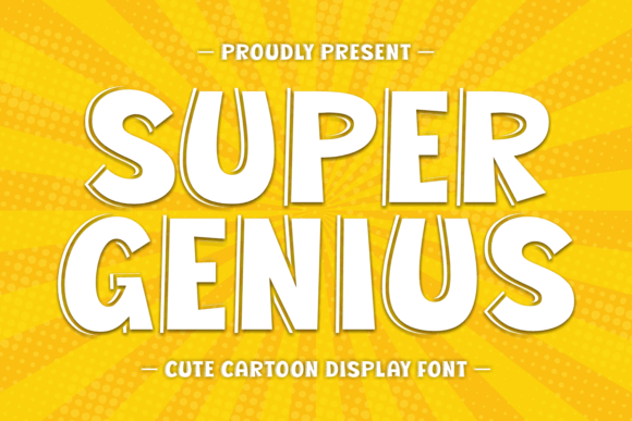 Super Genius Font for Business Branding