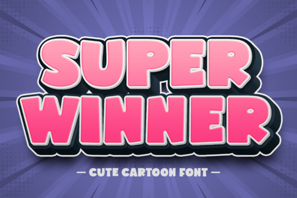 Super Winner: A Playful Font for Engaging Editorial Design